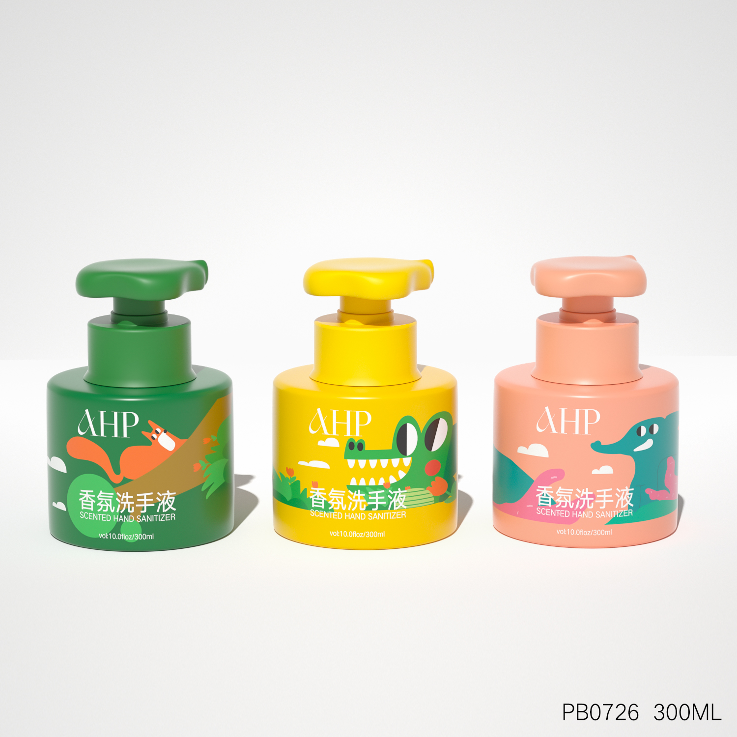 星源個性化推薦乳液瓶 小動物嬰幼兒洗護乳液瓶 直身按壓沐浴露洗發(fā)水瓶子 定制